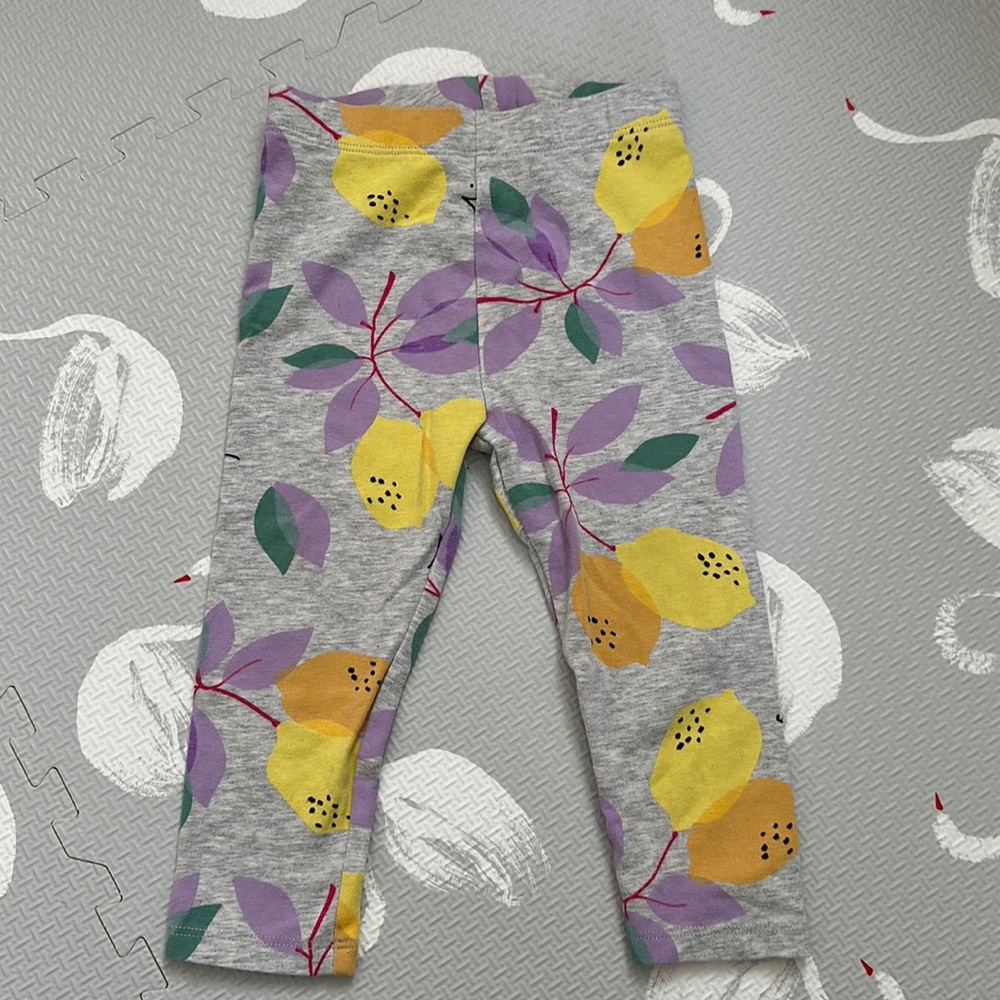 🍋NEXT US 12-18m Lemmon print leggings🍋